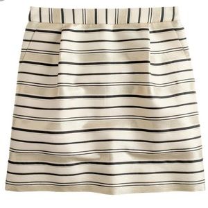 J Crew Gold Mini Skirt - Size 0